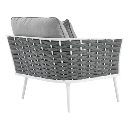 Stance Outdoor Patio Aluminum Left-Facing Armchair by Modway