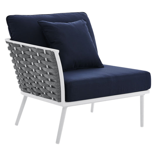 Stance Outdoor Patio Aluminum Left-Facing Armchair by Modway