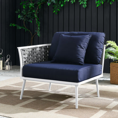 Stance Outdoor Patio Aluminum Left-Facing Armchair by Modway