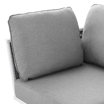 Stance Outdoor Patio Aluminum Corner Chair by Modway