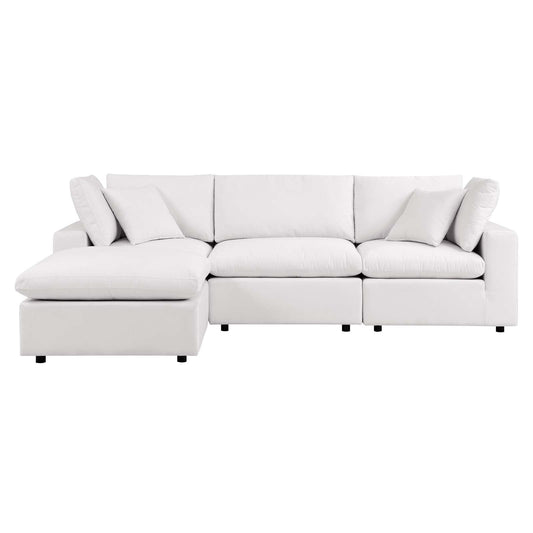 Commix 4-Piece Outdoor Patio Sectional Sofa by Modway