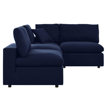 Commix 4-Piece Sunbrella¨ Outdoor Patio Sectional Sofa by Modway