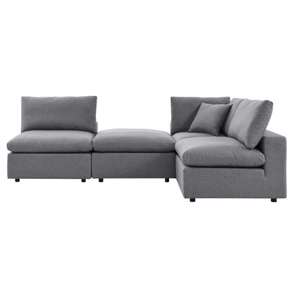 Commix 4-Piece Sunbrella¨ Outdoor Patio Sectional Sofa by Modway