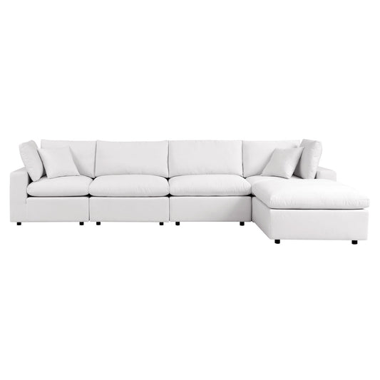 Commix 5-Piece Outdoor Patio Sectional Sofa by Modway