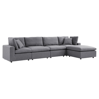 Commix 5-Piece Sunbrella¨ Outdoor Patio Sectional Sofa by Modway