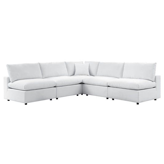 Commix 5-Piece Sunbrella¨ Outdoor Patio Sectional Sofa by Modway