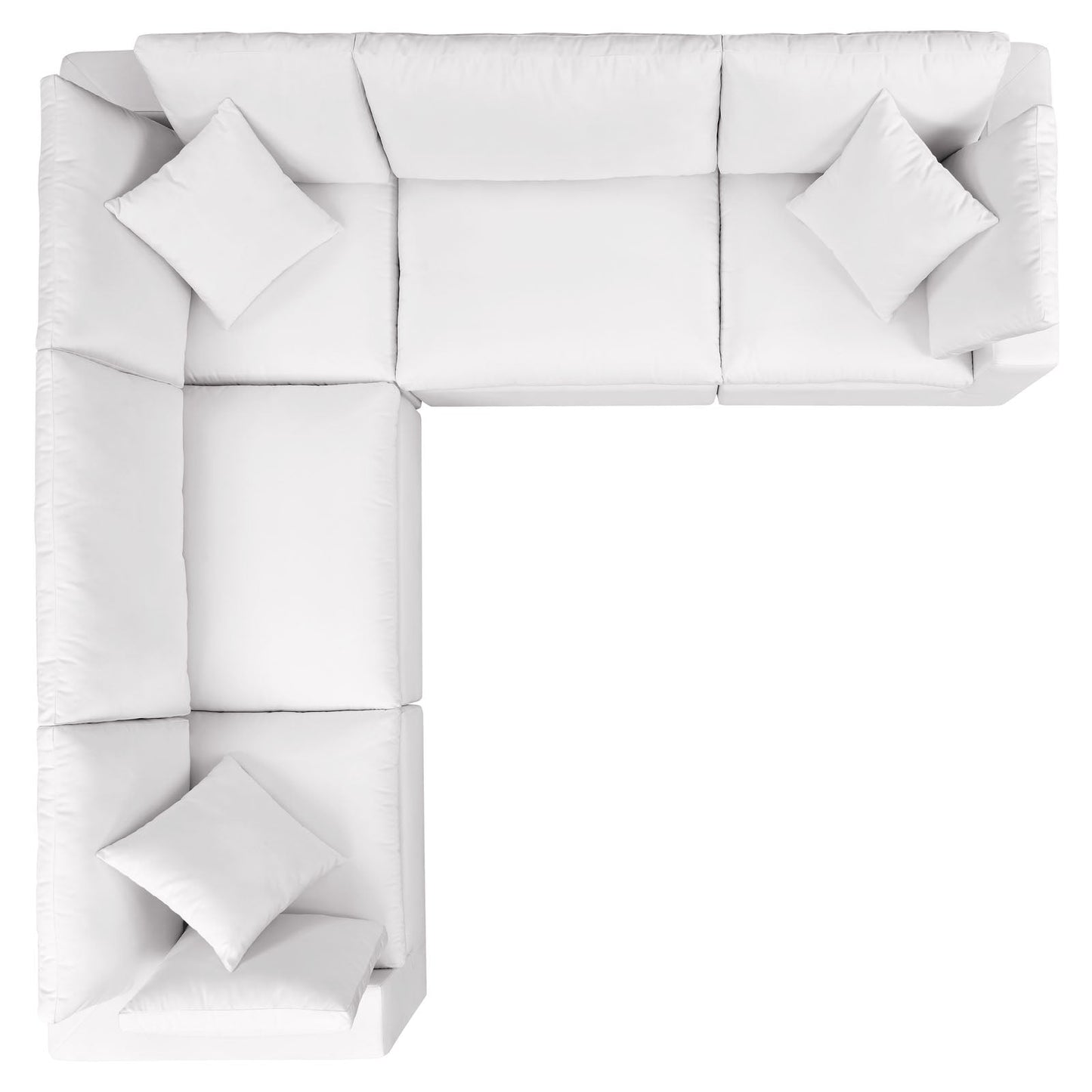 Commix 5-Piece Outdoor Patio Sectional Sofa by Modway