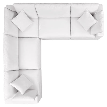 Commix 5-Piece Outdoor Patio Sectional Sofa by Modway