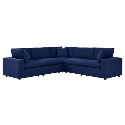 Commix 5-Piece Sunbrella¨ Outdoor Patio Sectional Sofa by Modway