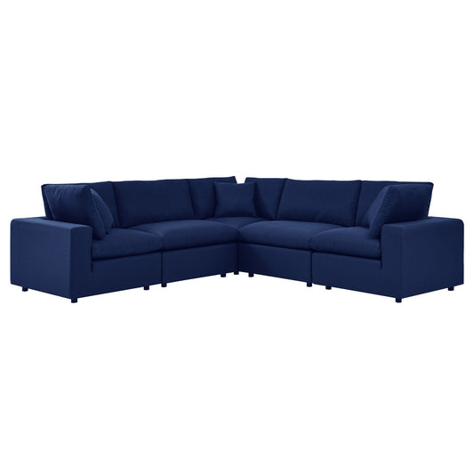 Commix 5-Piece Sunbrella¨ Outdoor Patio Sectional Sofa by Modway