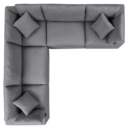 Commix 5-Piece Sunbrella¨ Outdoor Patio Sectional Sofa by Modway