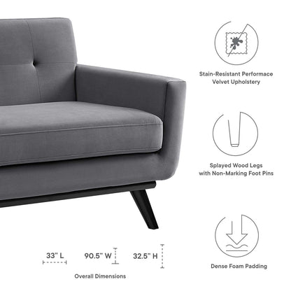 Engage Performance Velvet Sofa by Modway