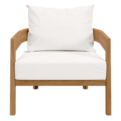 Brisbane Teak Wood Outdoor Patio Armchair by Modway