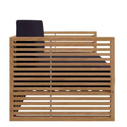 Carlsbad Teak Wood Outdoor Patio Loveseat by Modway