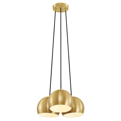 Chalice 3-Light Metal Pendant by Modway