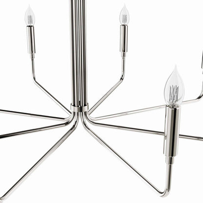 Rekindle 8-Light Chandelier by Modway