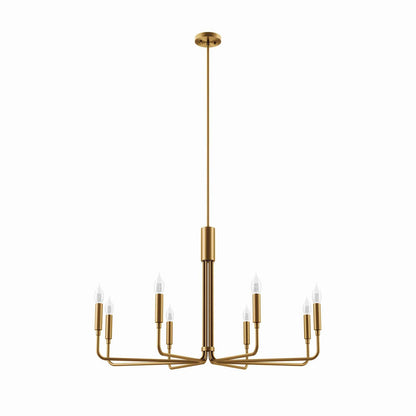 Rekindle 8-Light Chandelier by Modway