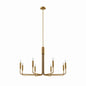 Rekindle 8-Light Chandelier by Modway