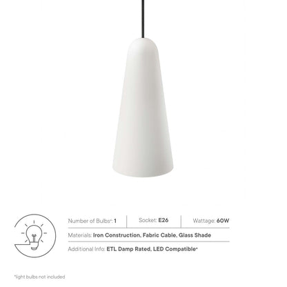 Beacon 1-Light Pendant Light by Modway