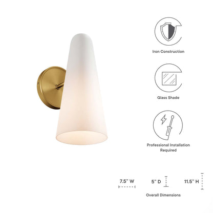 Beacon 1-Light Wall Sconce by Modway