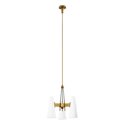 Beacon 3-Light Pendant Light by Modway
