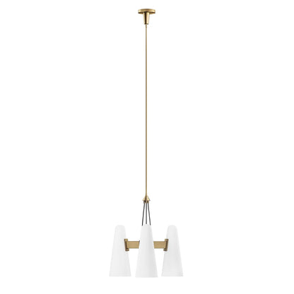 Beacon 3-Light Pendant Light by Modway