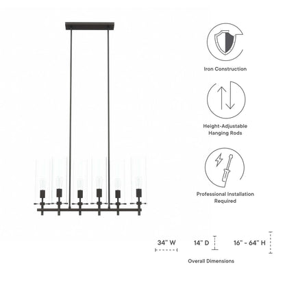 Skylark 6-Light Chandelier by Modway