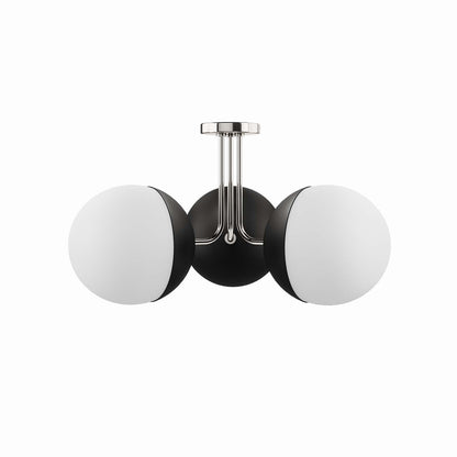 Stellar 3-Light Semi-Flush Ceiling Light by Modway