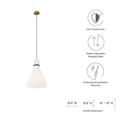 Starlight 1-Light Pendant Light by Modway