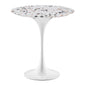 Lippa 20" Round Terrazzo Side Table by Modway