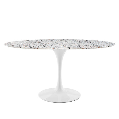 Lippa 60" Oval Terrazzo Dining Table by Modway