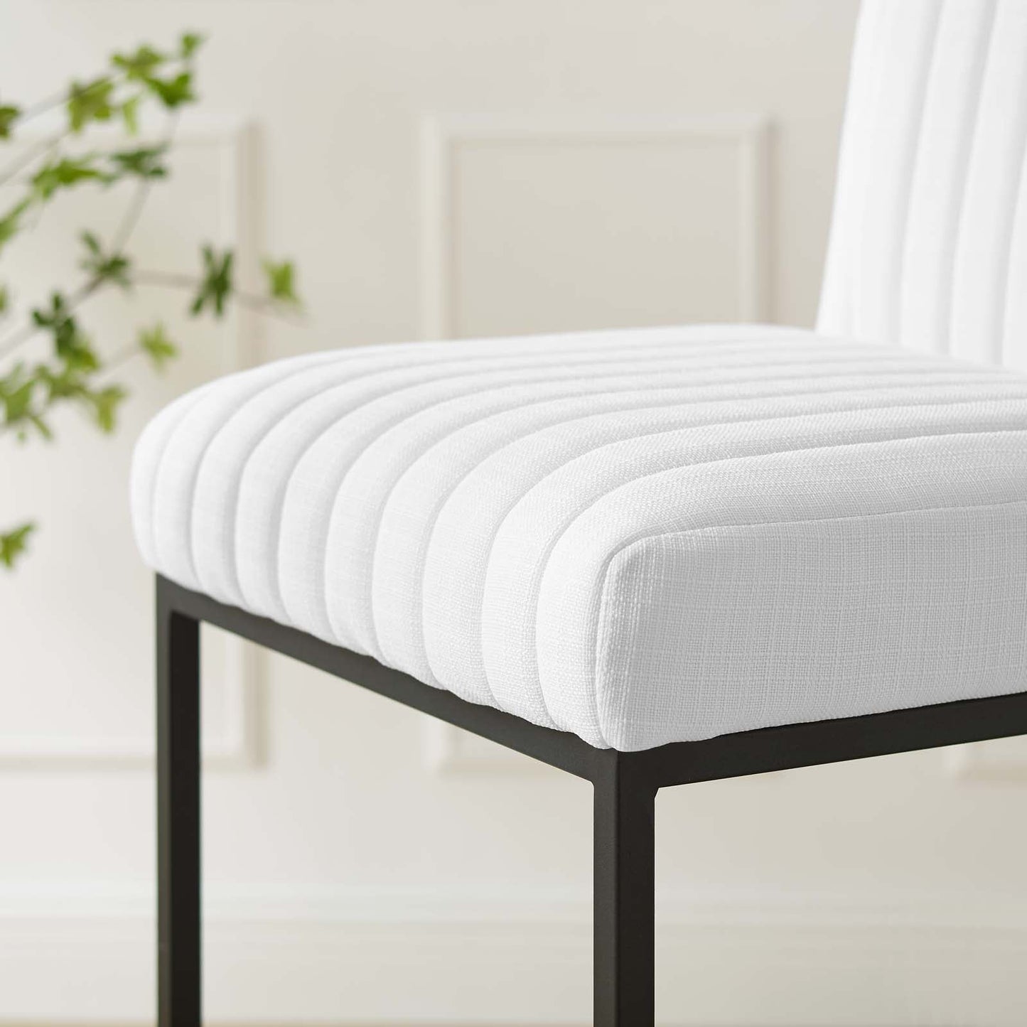 Indulge Channel Tufted Fabric Bar Stools by Modway