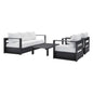 Tahoe 4-Piece Outdoor Patio Powder-Coated Aluminum Set by Modway