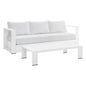 Tahoe 2-Piece Outdoor Patio Powder-Coated Aluminum Set by Modway