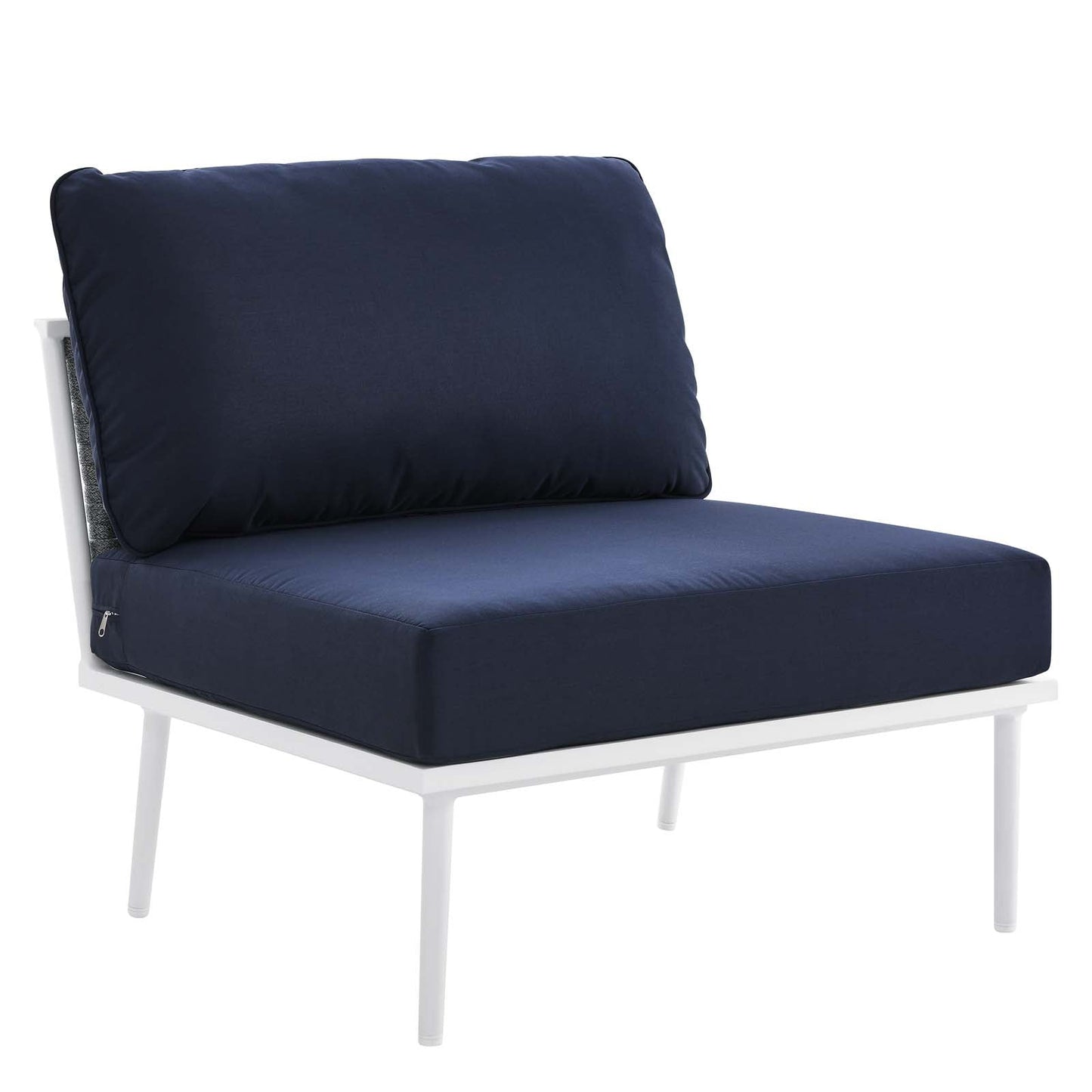 Stance 7 Piece Outdoor Patio Aluminum Sectional Sofa Set by Modway