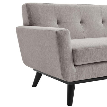 Engage Herringbone Fabric Loveseat by Modway