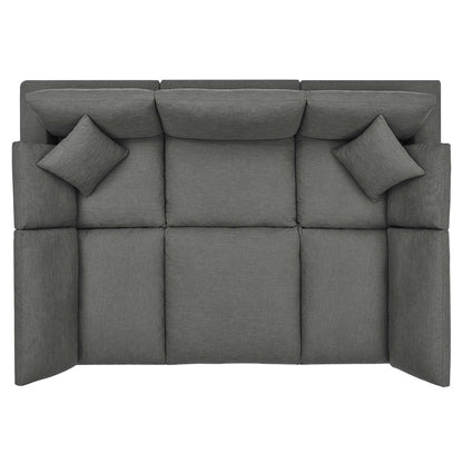 Commix 6-Piece Down Filled Overstuffed Sectional Sofa by Modway