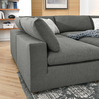 Commix 6-Piece Down Filled Overstuffed Sectional Sofa by Modway