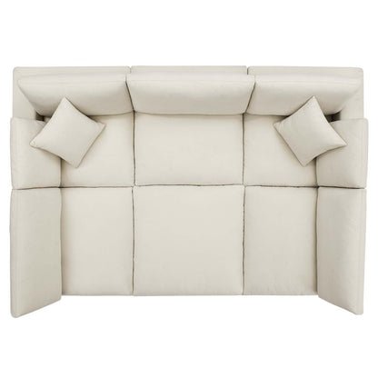 Commix 6-Piece Down Filled Overstuffed Sectional Sofa by Modway