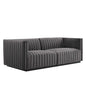 Conjure Channel Tufted Performance Velvet Loveseat by Modway
