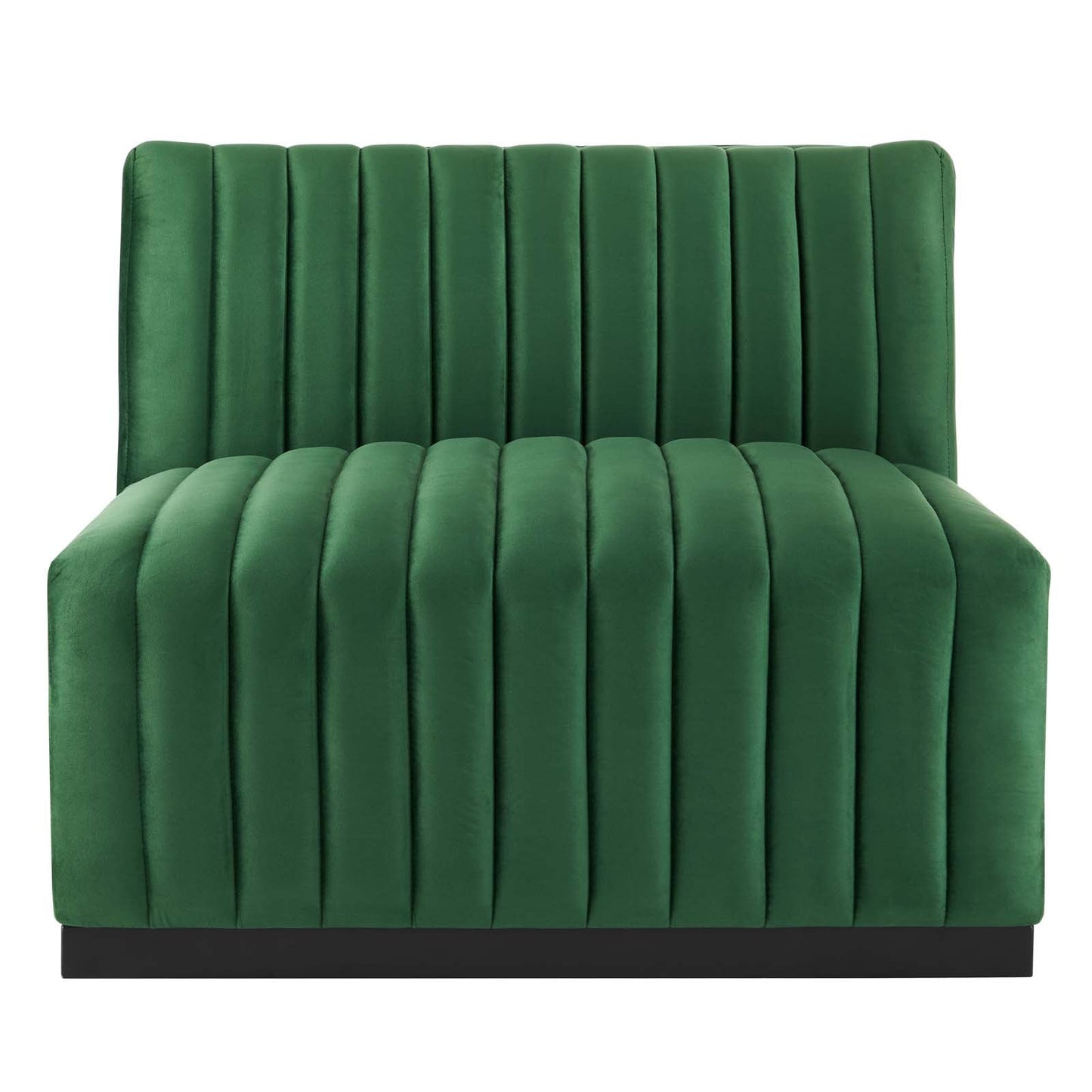 Conjure 4-Piece Channel Tufted Performance Velvet Sectional by Modway