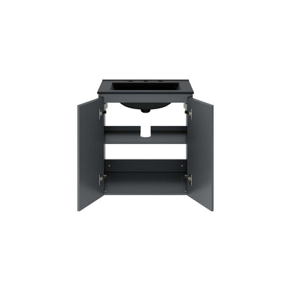 Bryn 24" Wall-Mount Bathroom Vanity by Modway