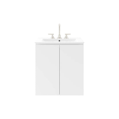 Bryn 24" Wall-Mount Bathroom Vanity by Modway