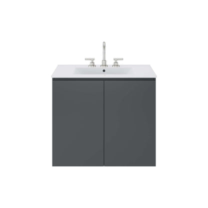 Bryn 30" Wall-Mount Bathroom Vanity by Modway