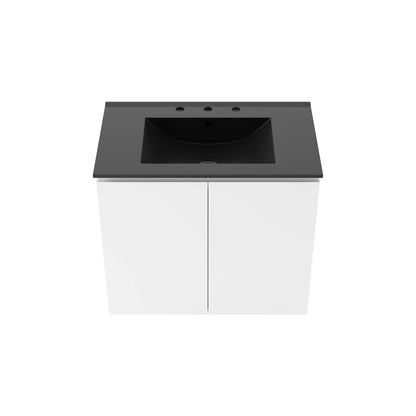 Bryn 30" Wall-Mount Bathroom Vanity by Modway