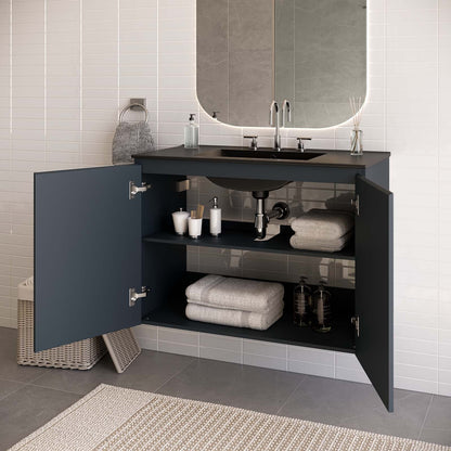 Bryn 36" Wall-Mount Bathroom Vanity by Modway