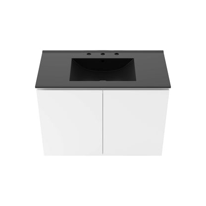 Bryn 36" Wall-Mount Bathroom Vanity by Modway
