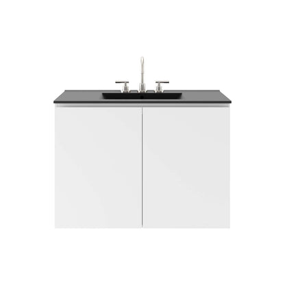 Bryn 36" Wall-Mount Bathroom Vanity by Modway