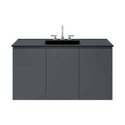 Bryn 48" Wall-Mount Bathroom Vanity by Modway
