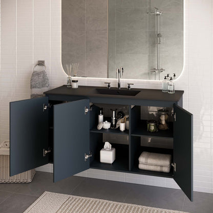 Bryn 48" Wall-Mount Bathroom Vanity by Modway